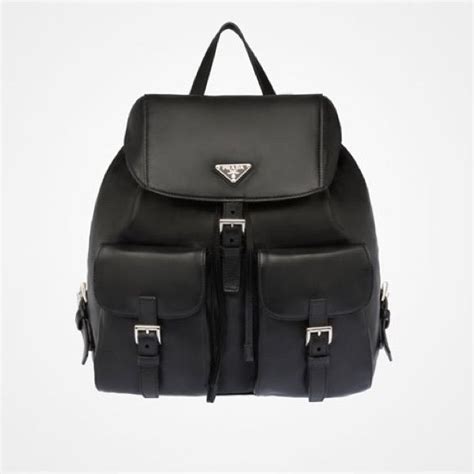 womens backpack leather prada|authentic prada backpacks.